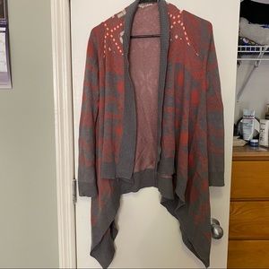 Cozy patterned cardigan